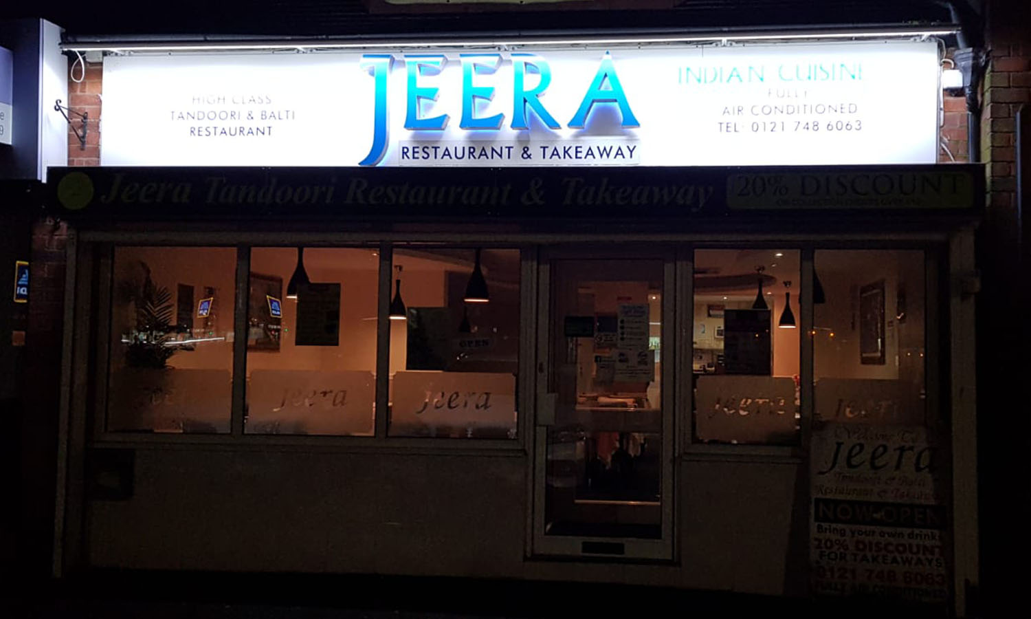 Jeera indian takeaway & Restaurant in Birmingham